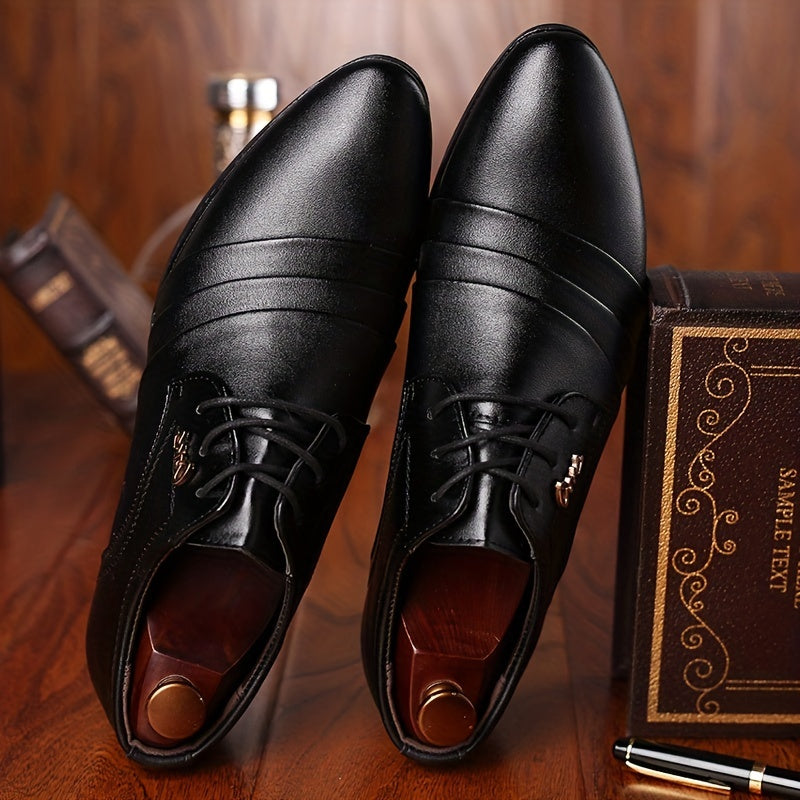 Chaussures habillées business élégantes pour homme à bout pointu – Style professionnel bureau et cérémonies