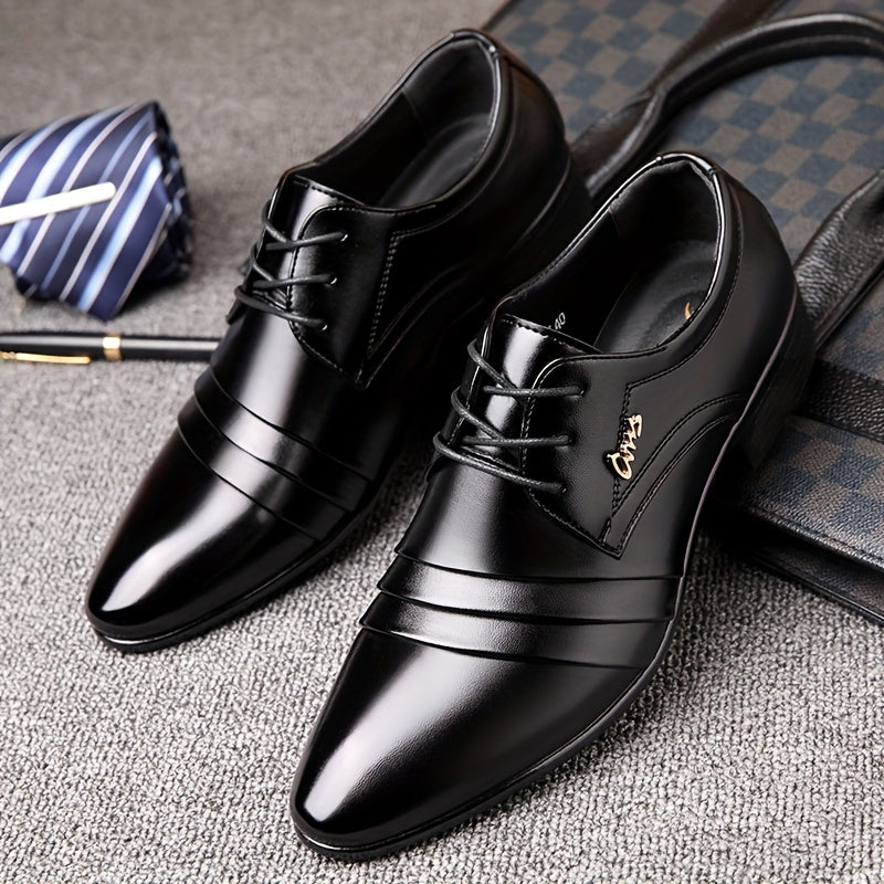 Chaussures habillées business élégantes pour homme à bout pointu – Style professionnel bureau et cérémonies