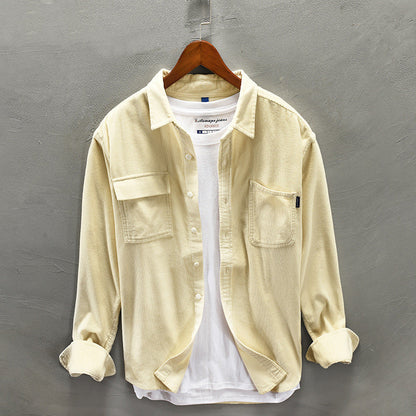 Jonathon – Veste Décontractée à Manches Longues en Coton