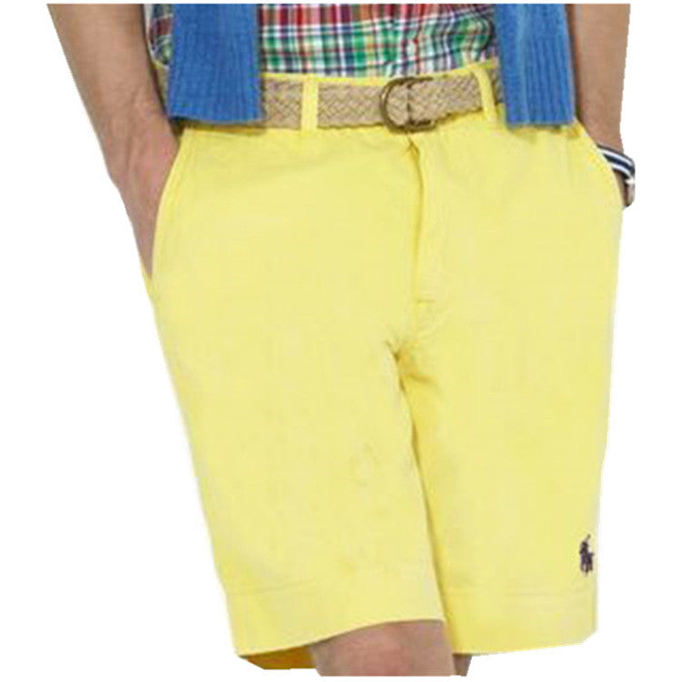 Jeff – Shorts d'affaires pour hommes en polo blancs