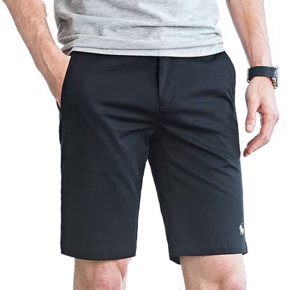 Jeff – Shorts d'affaires pour hommes en polo blancs