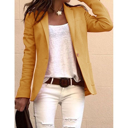 Blazer Femme Élégant Style Harajuku pour Affaires et Loisirs