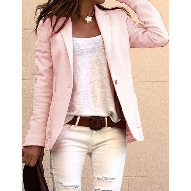 Blazer Femme Élégant Style Harajuku pour Affaires et Loisirs