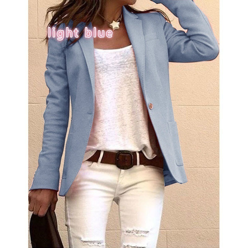 Blazer Femme Élégant Style Harajuku pour Affaires et Loisirs