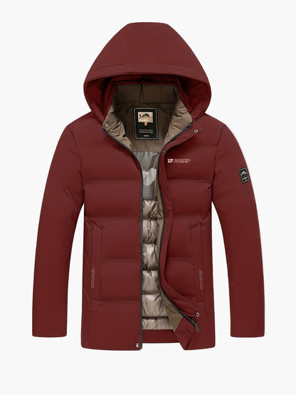 Doudoune à Capuche Homme Style Urbain Hiver Décontracté