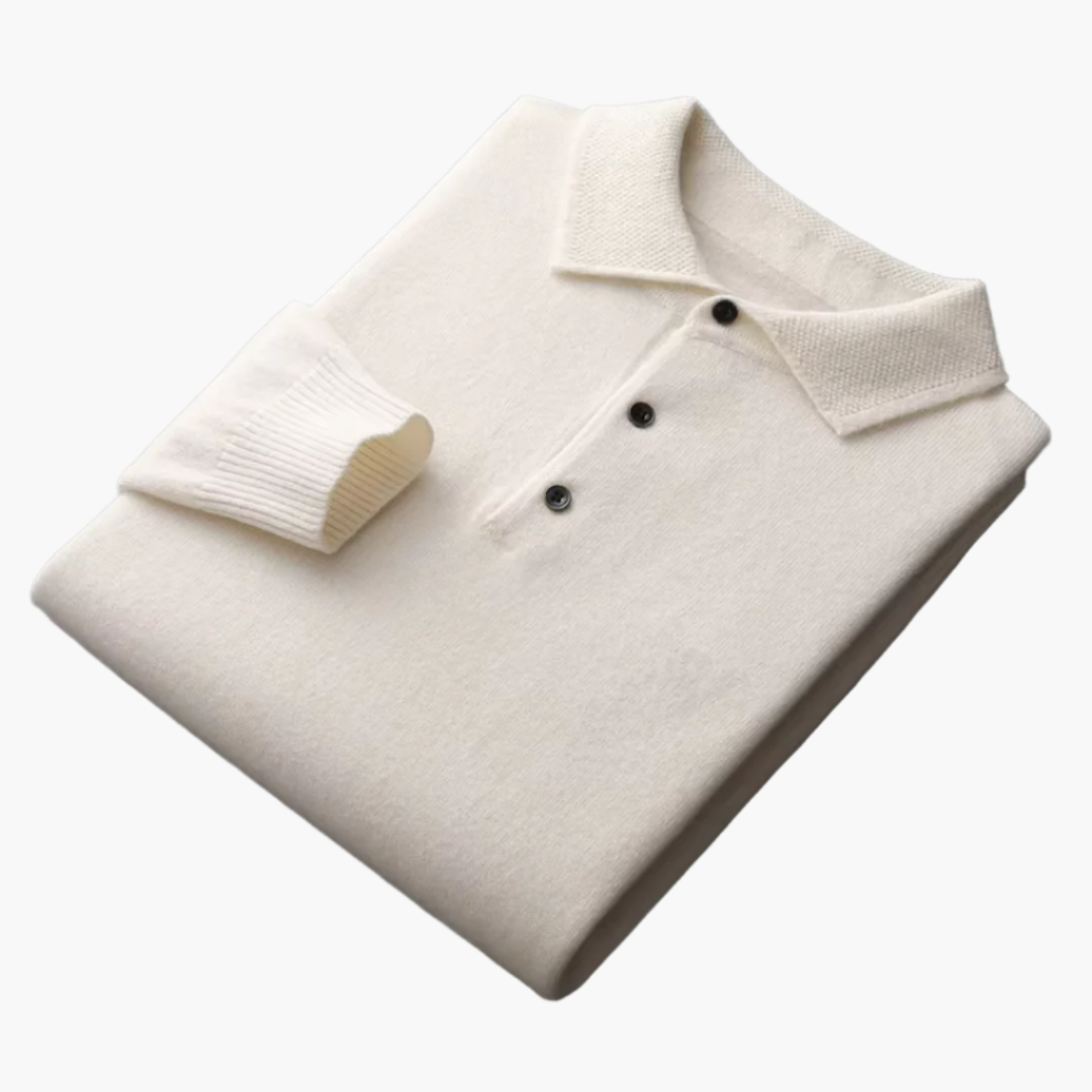 Polo en laine pour homme - Style élégant et confortable pour toutes occasions
