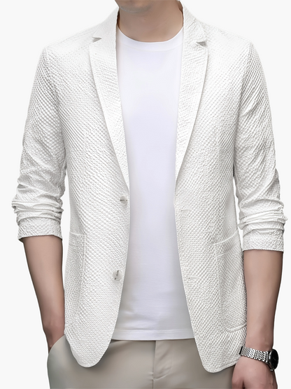 Veste blazer décontractée pour homme - Style élégant printemps/été