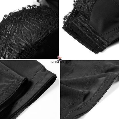 Marie – Soutien-gorge sans armatures avec fermeture frontale et dentelle