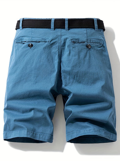 Shorts casuals pour homme avec ceinture – style décontracté été