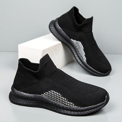 Afslappede herresneakers i urban stil med slip-on – lette vandresko