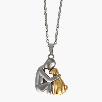 Collier Femme Pendentif Chien Design Symbolique Amitié et Amour Animal