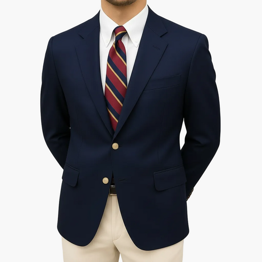 Veste Blazer Homme Élégant Coupe Classique pour Affaires et Occasions Formelles