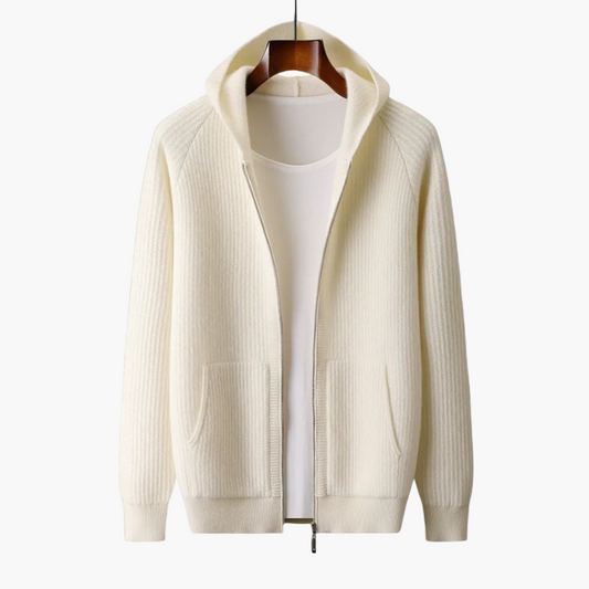 Hoodie zippé homme style casual chic pour usage quotidien