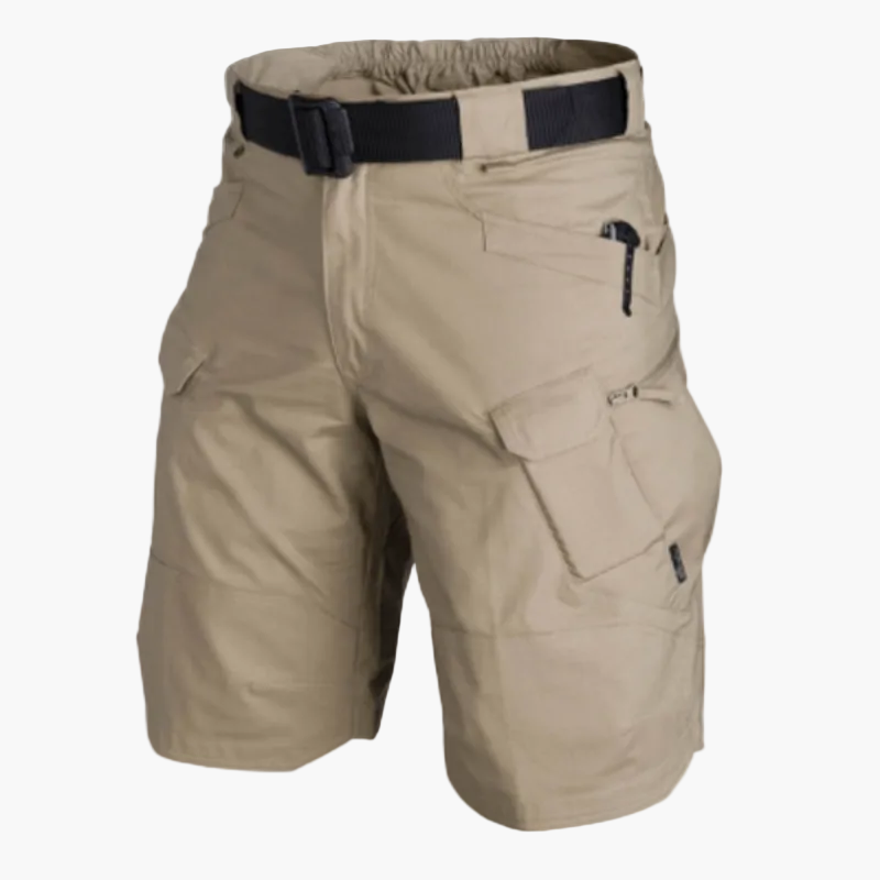 Men's Waterproof Tactical Shorts Military Style Multi-Pocket for Hiking and Outdoor Activities