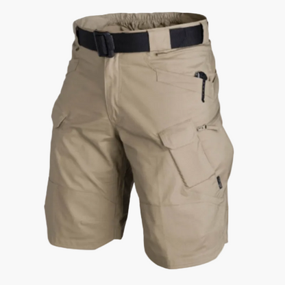 Men's Waterproof Tactical Shorts Military Style Multi-Pocket for Hiking and Outdoor Activities