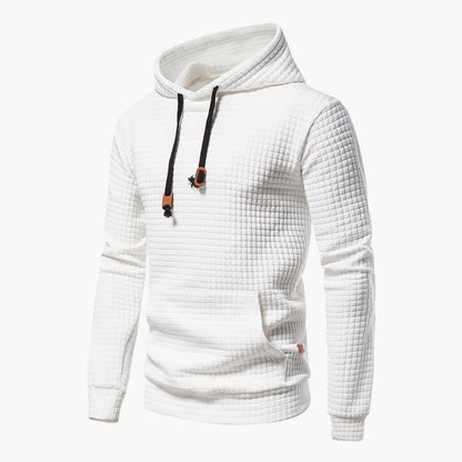 Hoodie à Capuche Homme Style Décontracté Motif Carreaux – Confort Moderne pour Tous les Jours