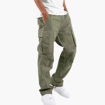 Pantalon cargo style urbain pour homme - coupe droite, pratique et tendance