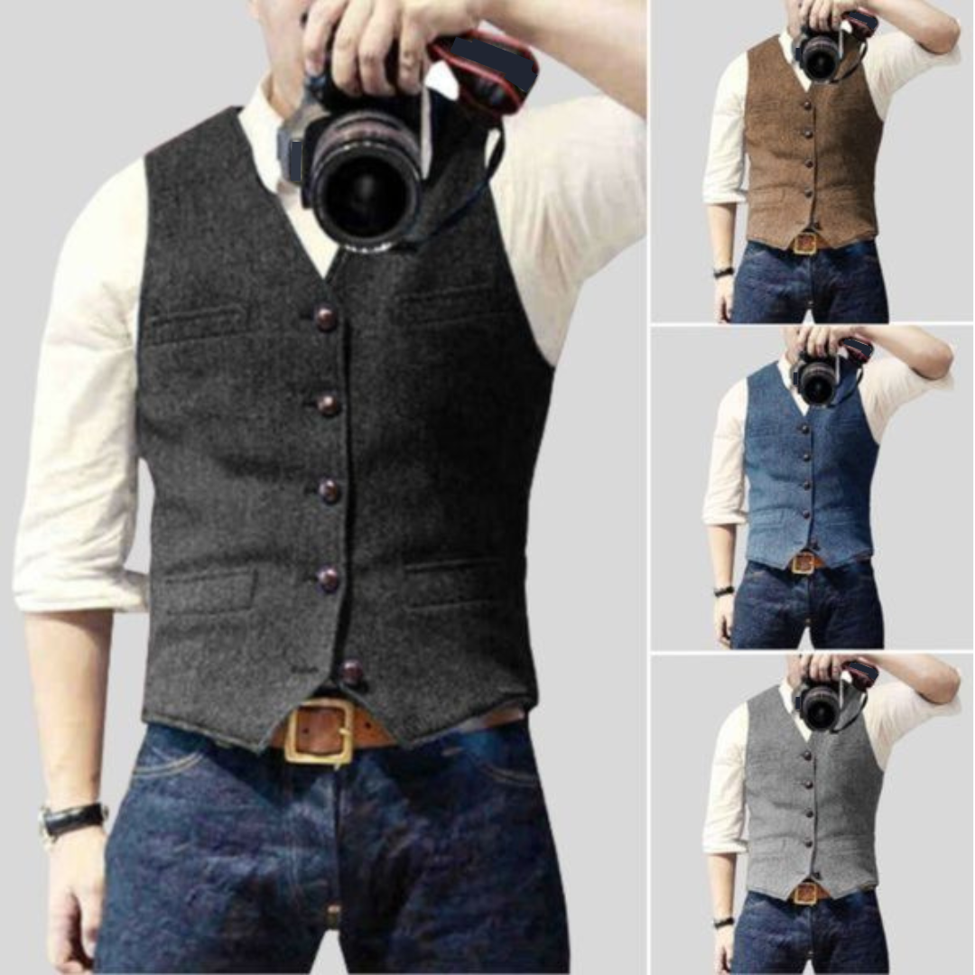 Harry – Gilet Élégant et Stylé pour Hommes