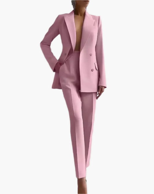 Tailleur Pantalon Femme Chic Professionnel Style Moderne Affaires