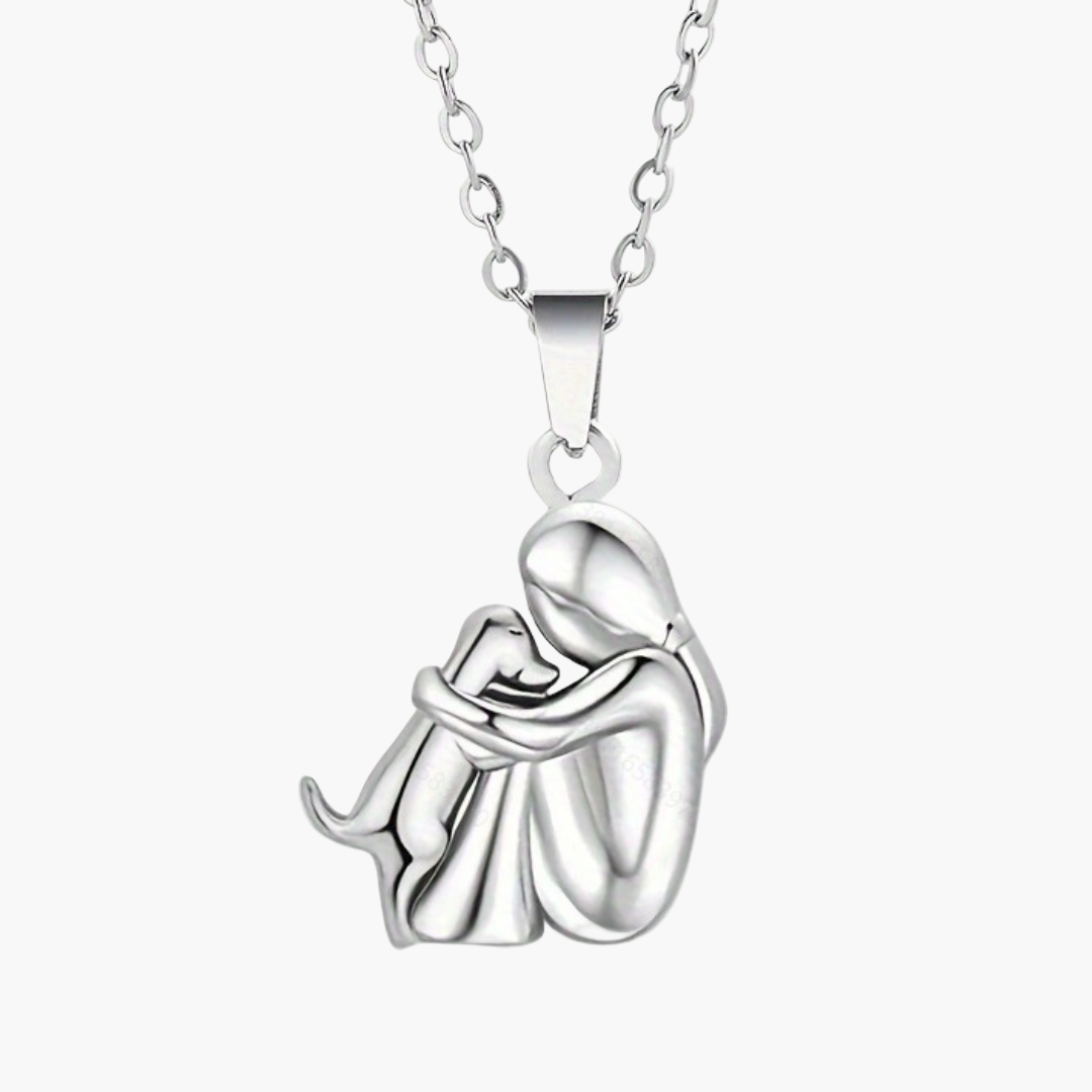 Collier Femme Pendentif Chien Design Symbolique Amitié et Amour Animal
