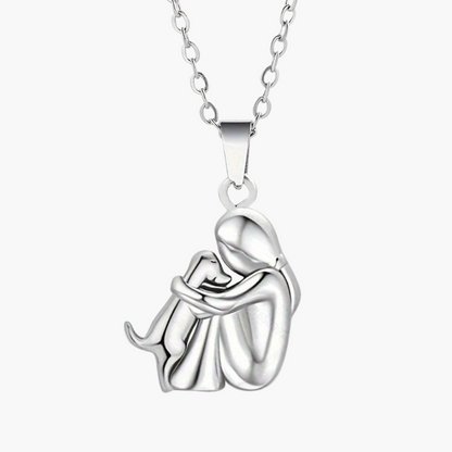 Collier Femme Pendentif Chien Design Symbolique Amitié et Amour Animal