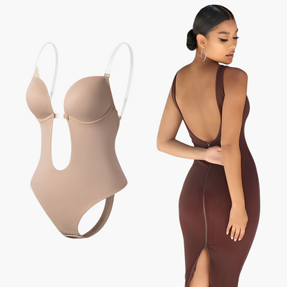 Sujetador de cuerpo con espalda descubierta para mujer, para vestido elegante y atuendos formales