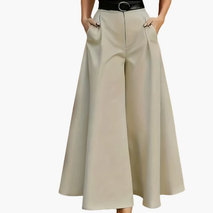 Pantalon large femme style élégant pour occasions formelles et quotidiennes