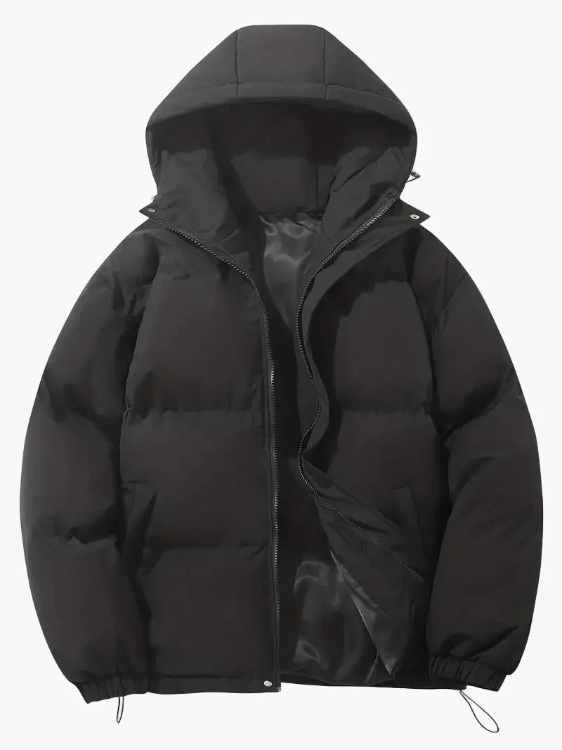 Veste doudoune homme capuche style classique pour hiver – Élégance et chaleur urbaine
