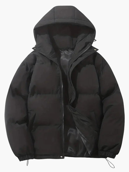 Veste doudoune homme capuche style classique pour hiver – Élégance et chaleur urbaine