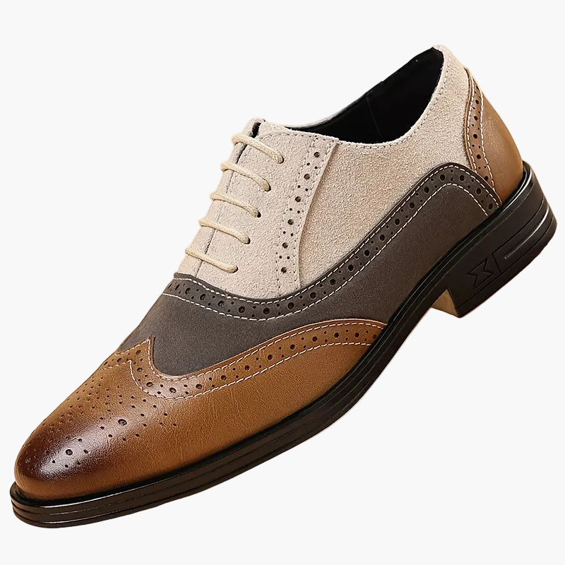 Men's Dress Shoes Elegant Brogue Style for Business and Formal Occasions
