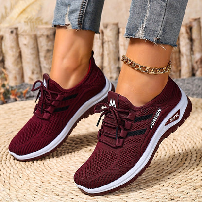Sneakers Donna Casual Stile Sportivo per Camminata e Uso Quotidiano