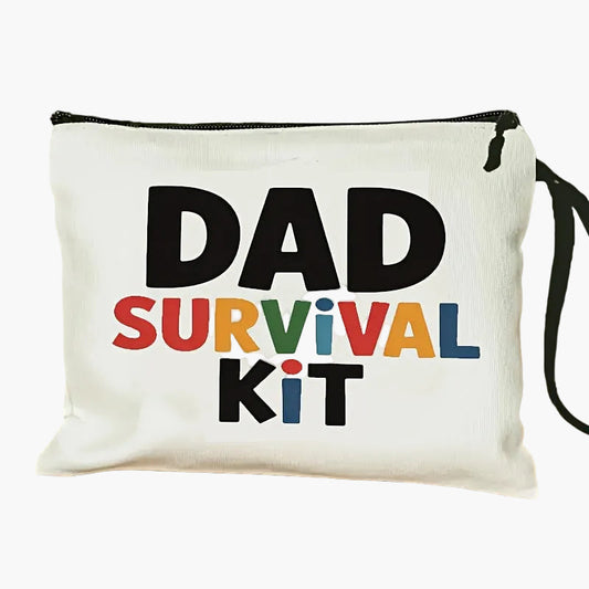 Trousse de Survie Papa – Pochette Cadeau Pratique et Originale pour Homme, Organisation Quotidienne, Style Humoristique