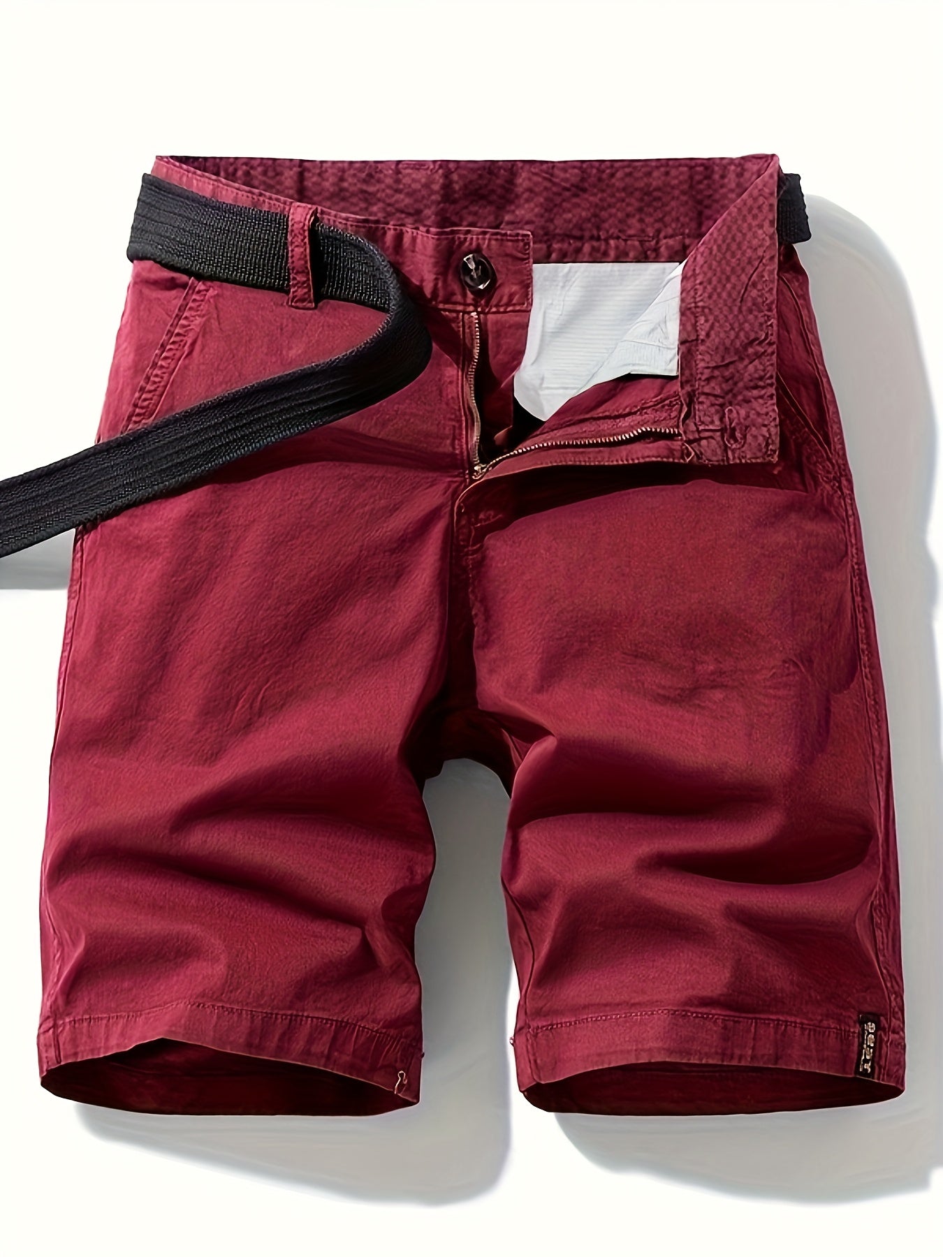 Shorts casuals pour homme avec ceinture – style décontracté été