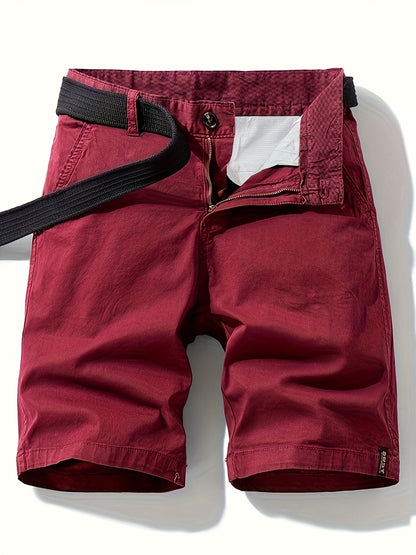 Shorts casuals pour homme avec ceinture – style décontracté été