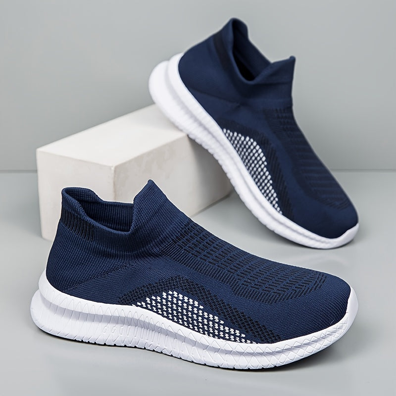 Afslappede herresneakers i urban stil med slip-on – lette vandresko