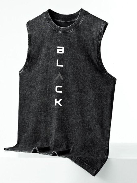Débardeur sans manches tendance homme style urbain imprimé graphique