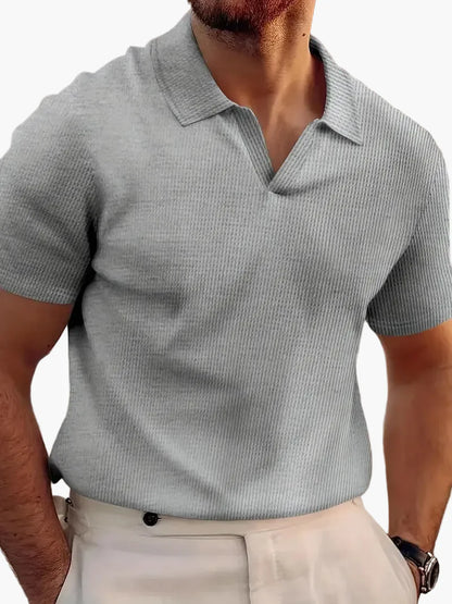 Short-sleeved casual shirt for men – Elegance and daily comfort