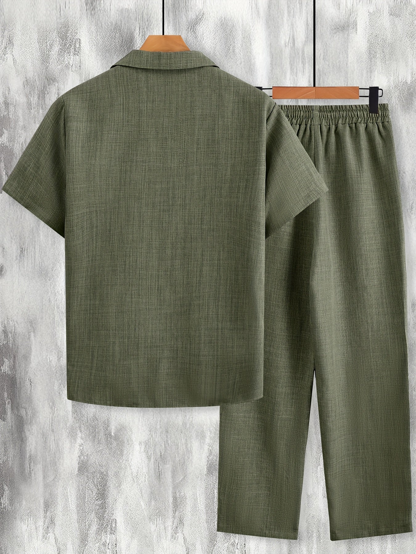 Casual herenset met korte mouwen – Moderne stijl, ideaal voor elke gelegenheid