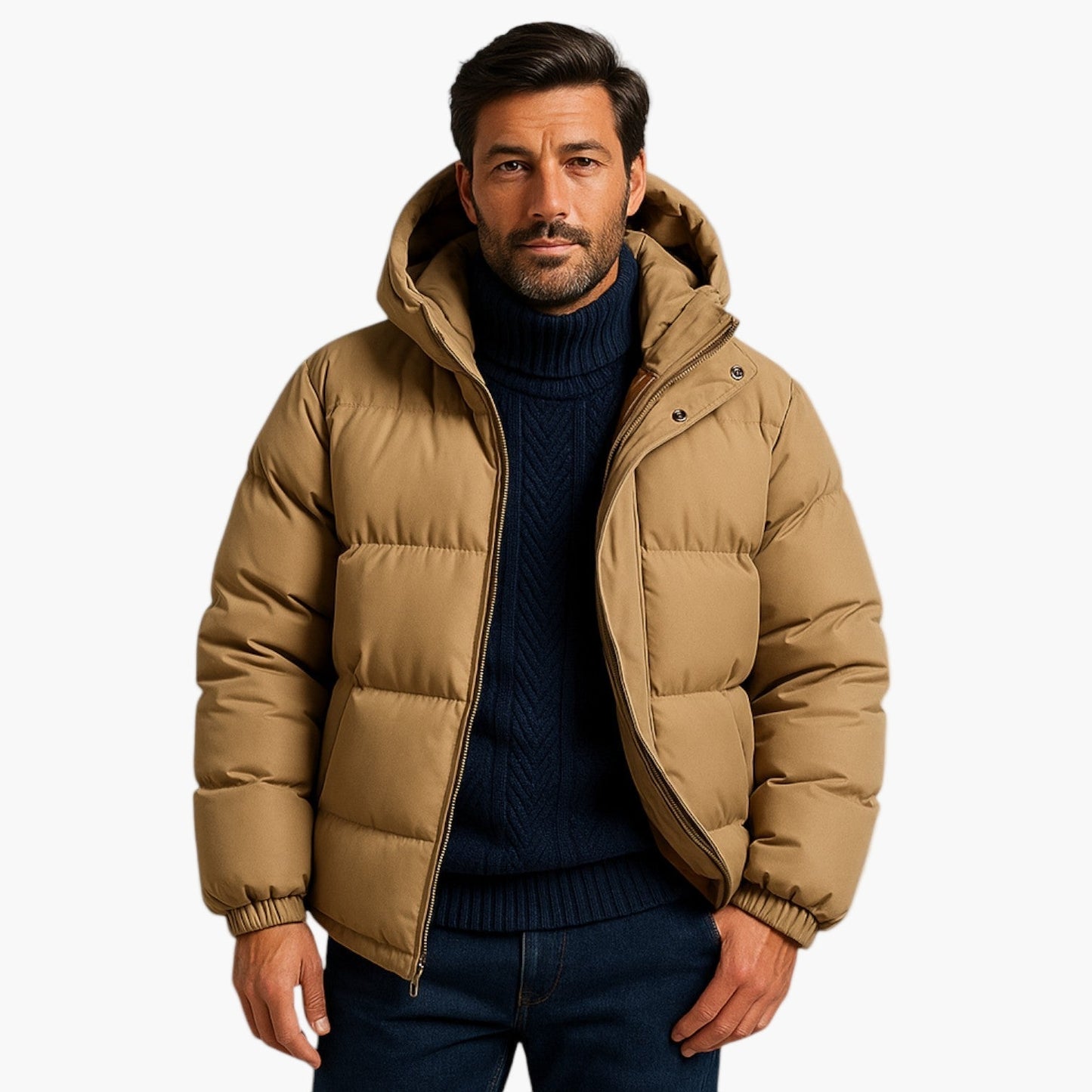 Parka matelassée à capuche pour homme - Style urbain et protection hiver