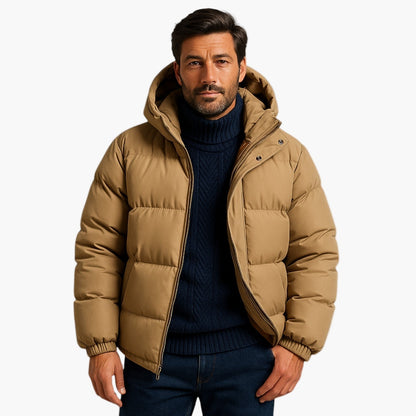 Parka matelassée à capuche pour homme - Style urbain et protection hiver
