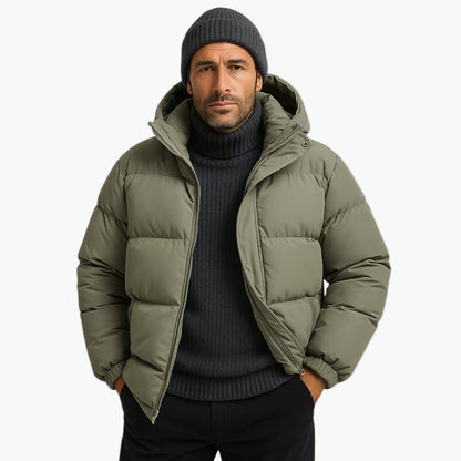Parka matelassée à capuche pour homme - Style urbain et protection hiver