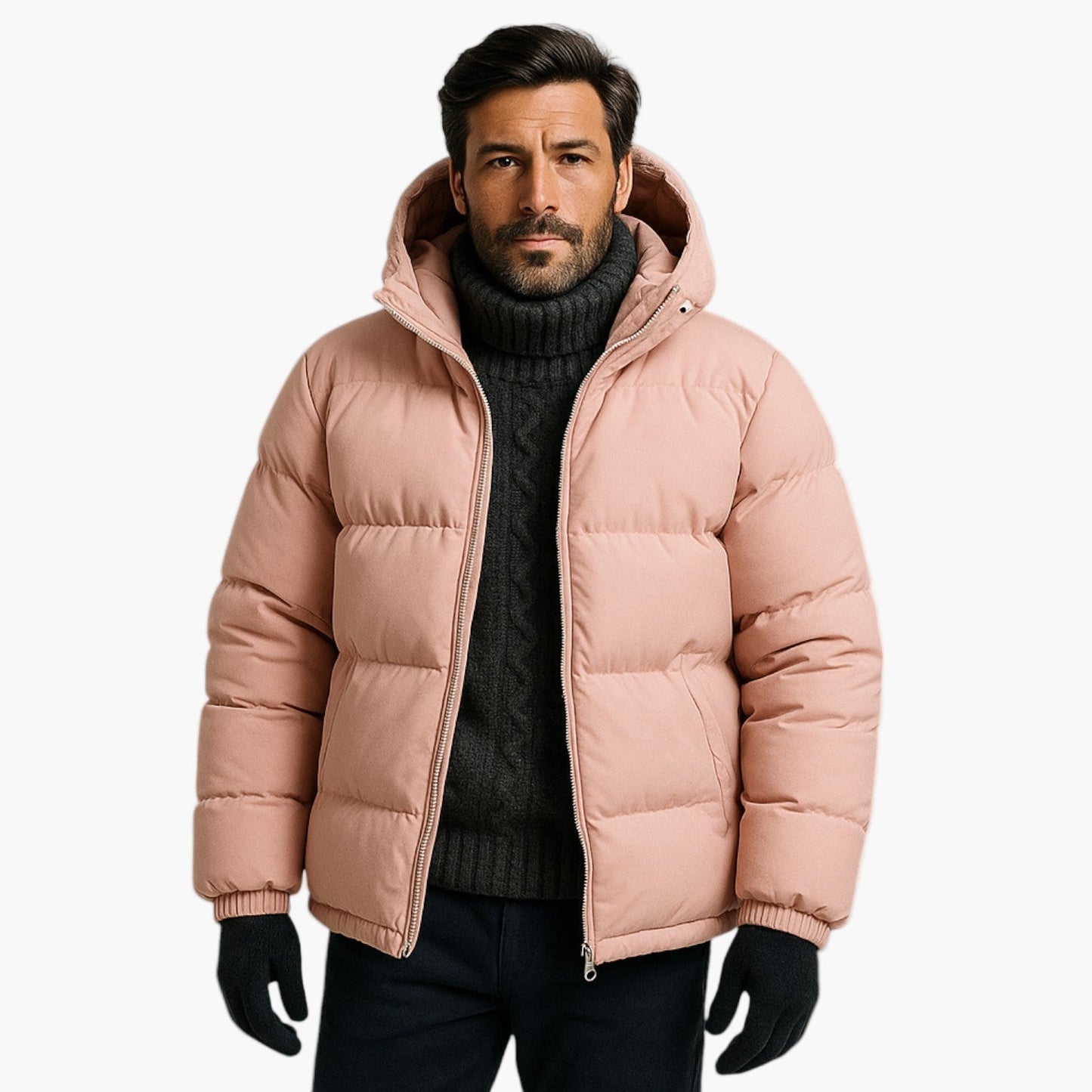 Parka matelassée à capuche pour homme - Style urbain et protection hiver