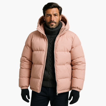 Parka matelassée à capuche pour homme - Style urbain et protection hiver