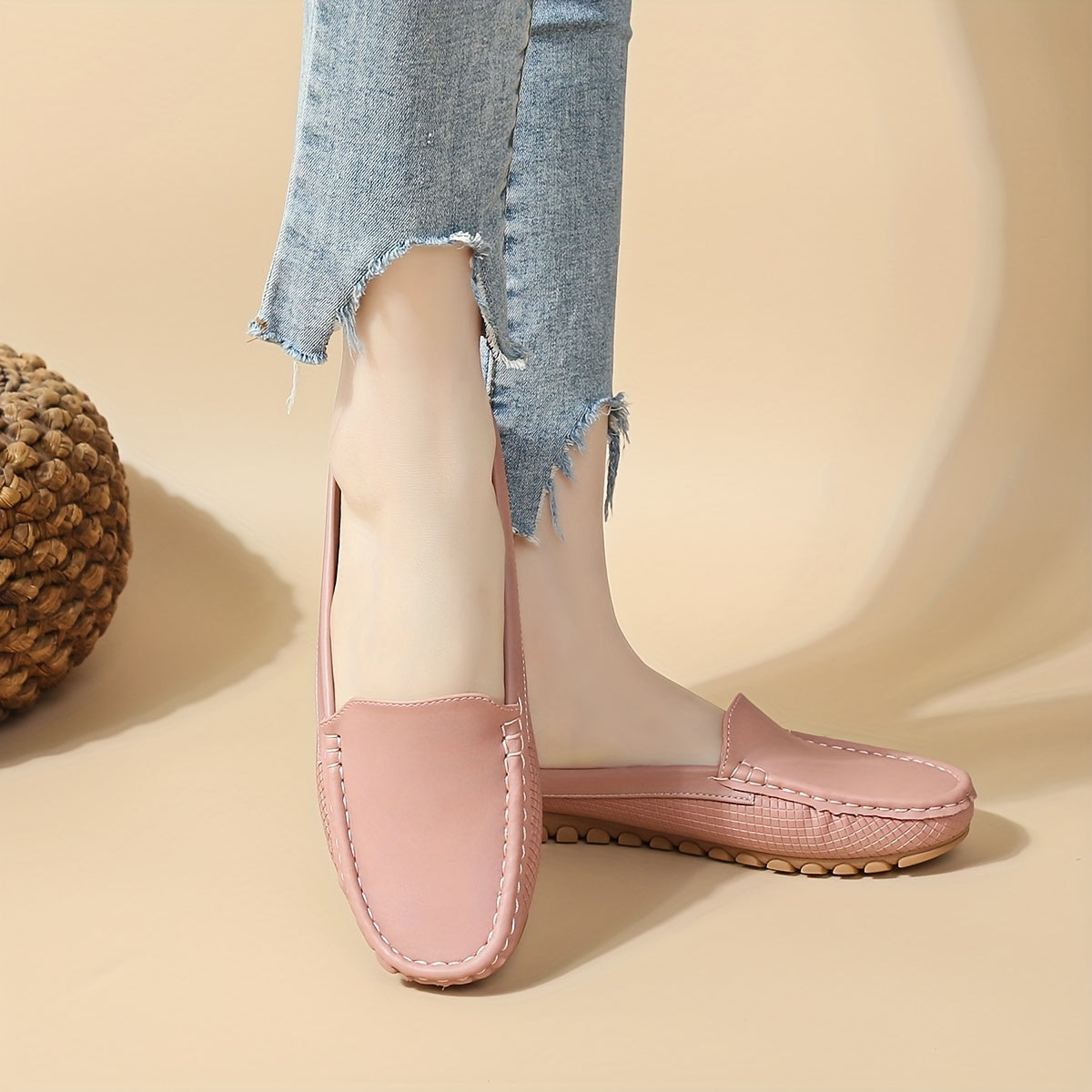 Mocassins décontractés femme style preppy pour tous les jours