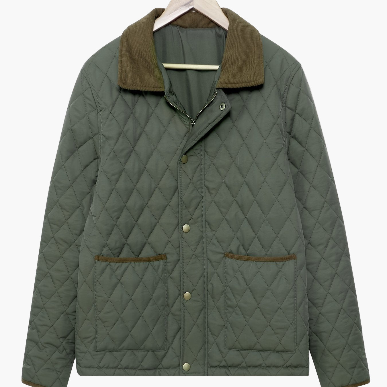 Veste matelassée style décontracté homme pour automne et hiver