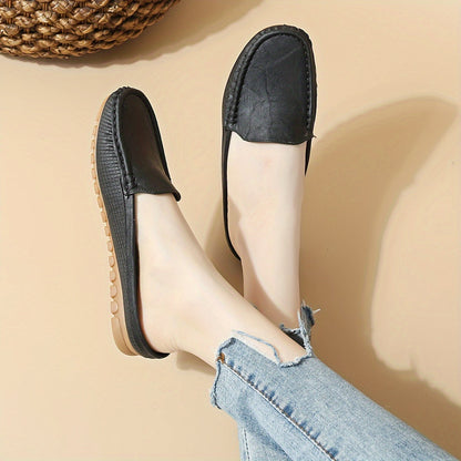 Mocassins décontractés femme style preppy pour tous les jours