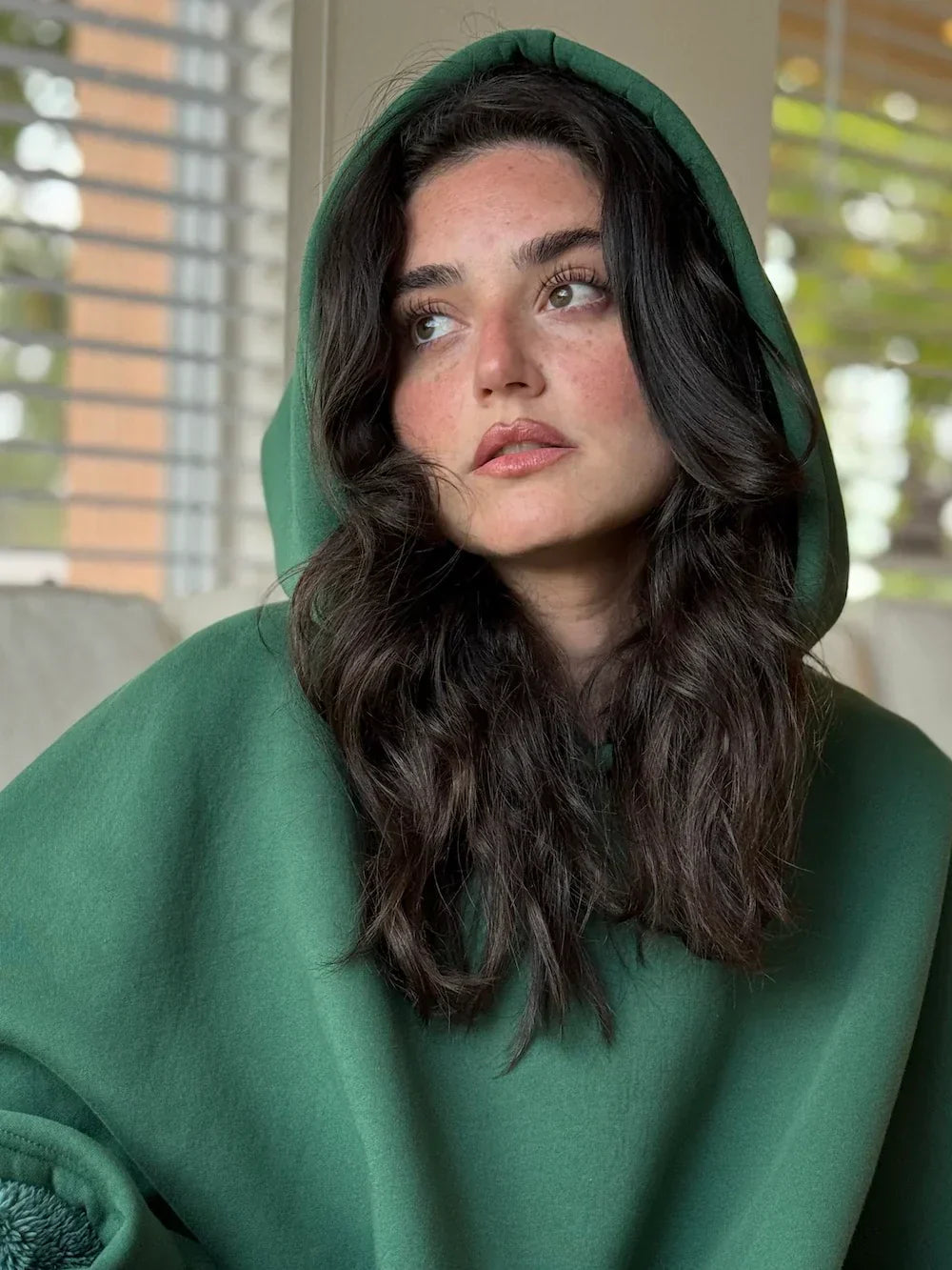 Hoodie Plaid Oversize Style Cocooning pour Femme – Confort Douillet à la Maison ou en Détente