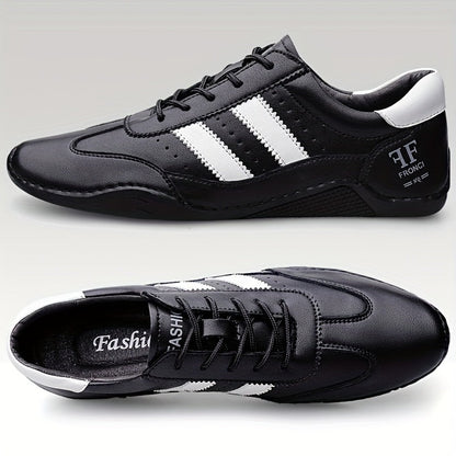 Męskie sneakersy casualowe w stylu miejskim na sznurowadła, do rekreacji i na miasto