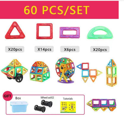 Jeu de Construction Magnétique Éducatif pour Enfants – Blocs Créatifs STEM