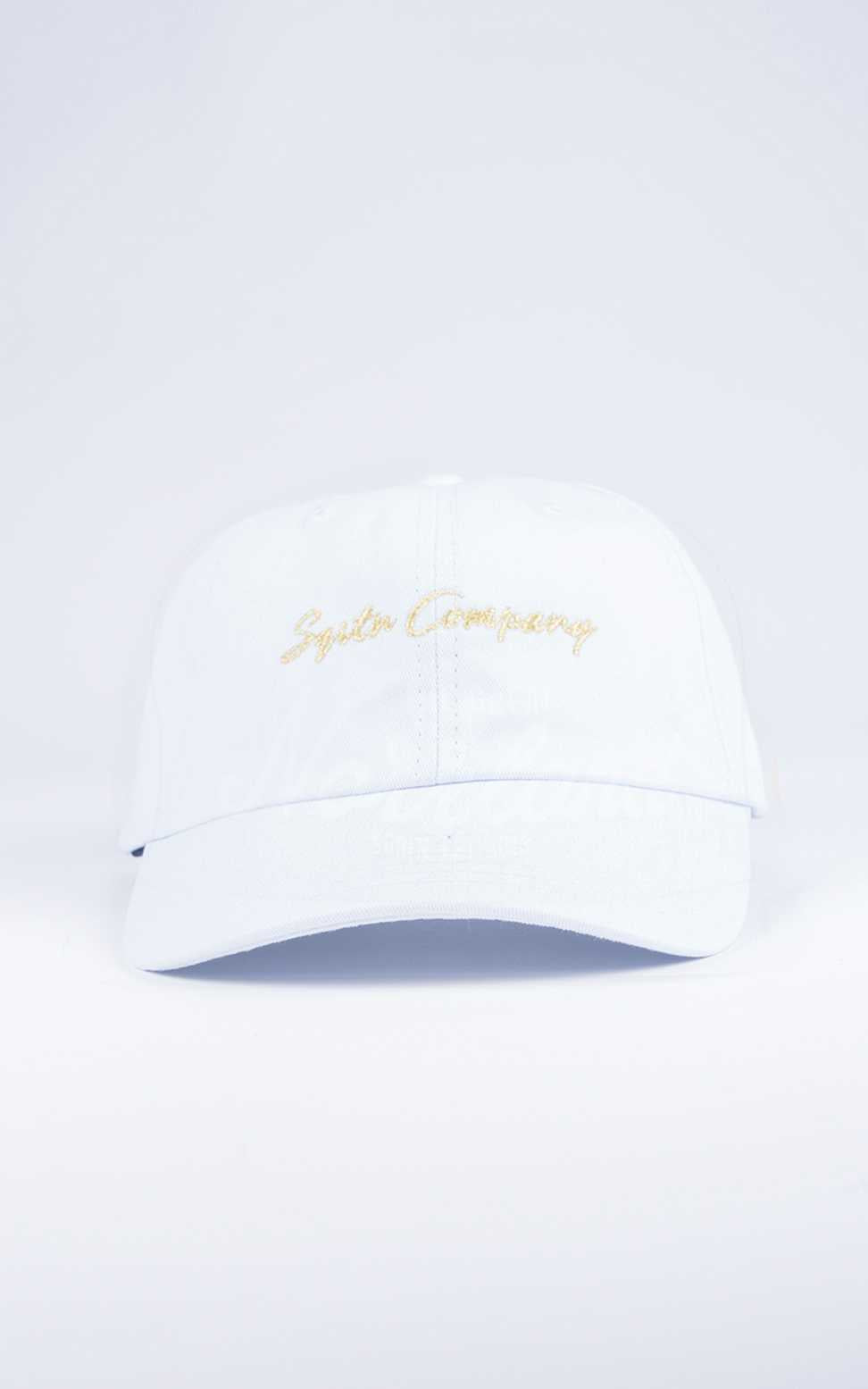 Simon – Casquette Blanche Script pour Hommes